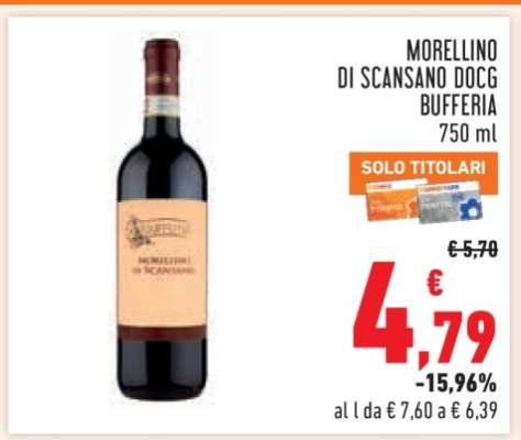 Morellino di Scansano DOCG Bufferia