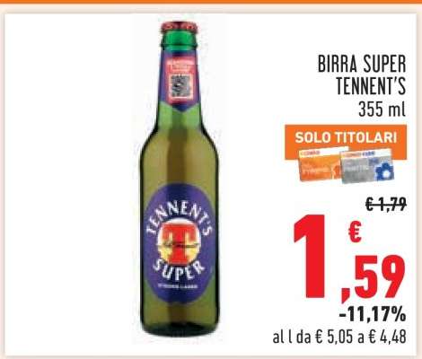 Birra Super Tennent's
