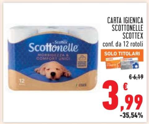 Carta Igienica Scottonelle Scottex