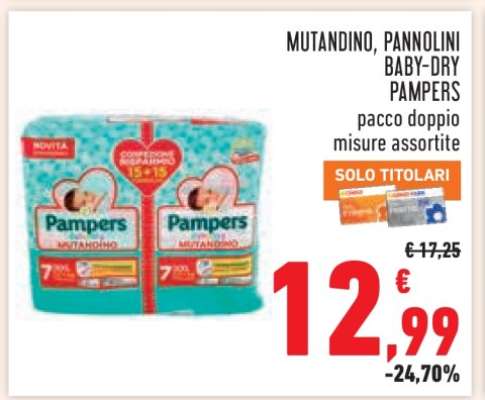 Pampers Mutandino, Pannolini Baby-Dry