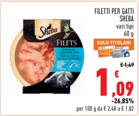 Filetti per gatti Sheba