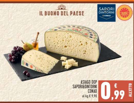 Asiago DOP Sapori&Dintorni Conad