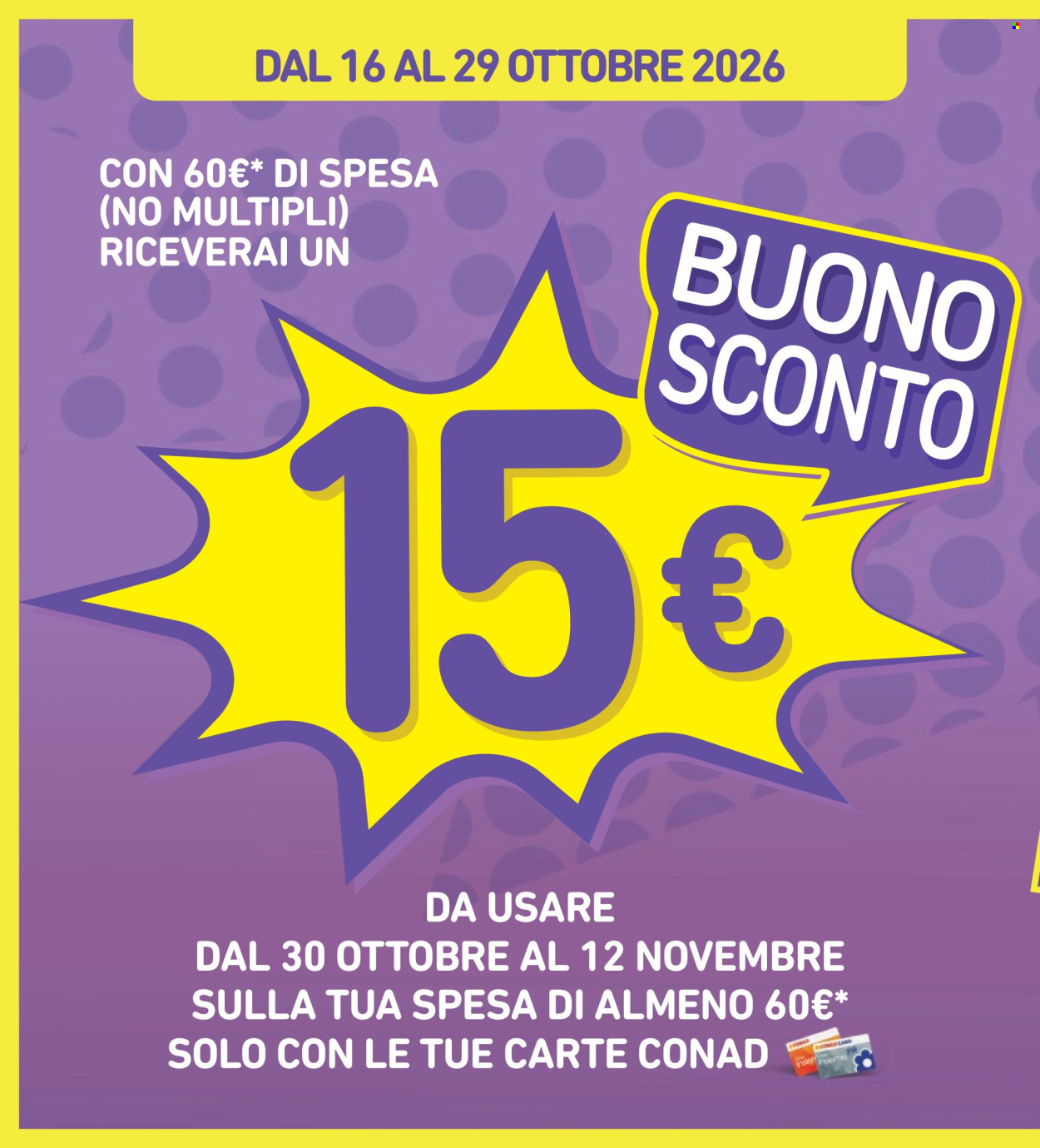 Leták Spazio Conad - 16.10.2026 - 29.10.2026. Strana 2