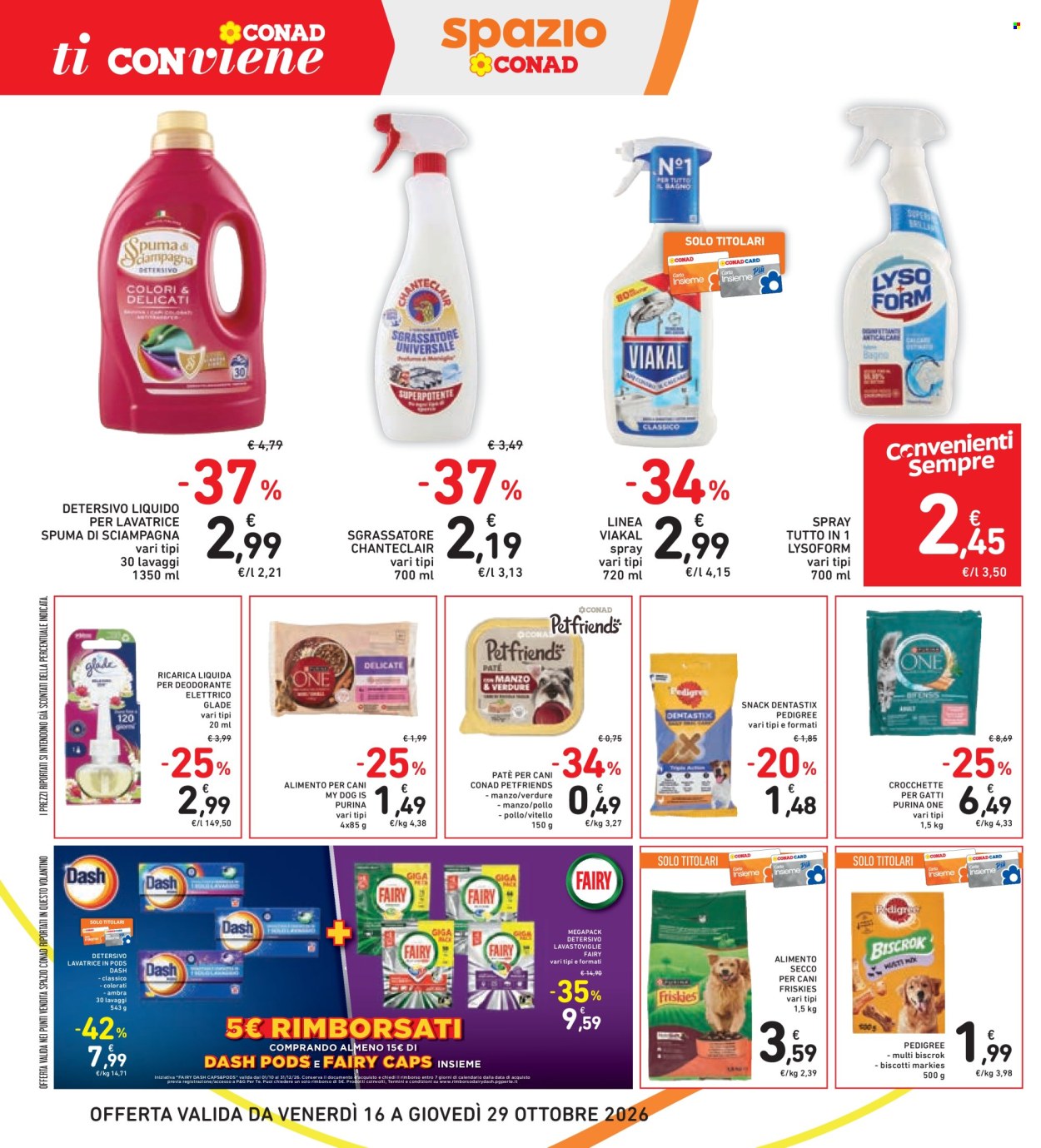 Leták Spazio Conad - 16.10.2026 - 29.10.2026. Strana 40
