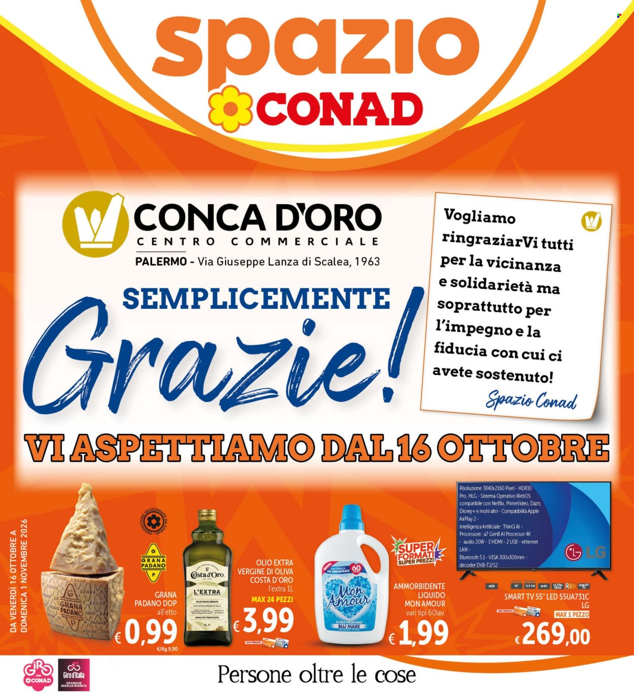 Volantino Spazio Conad - 16/10/2026 - 1/11/2026. Pagina 1