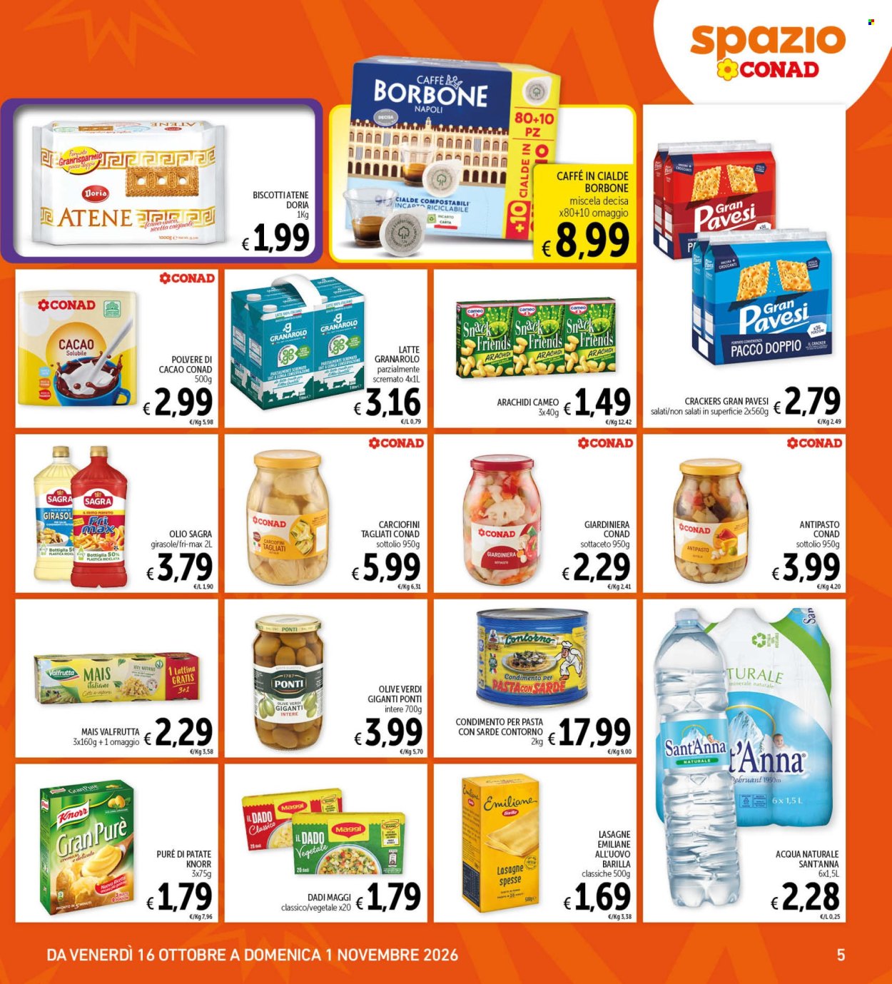 Leták Spazio Conad - 16.10.2026 - 1.11.2026. Strana 5