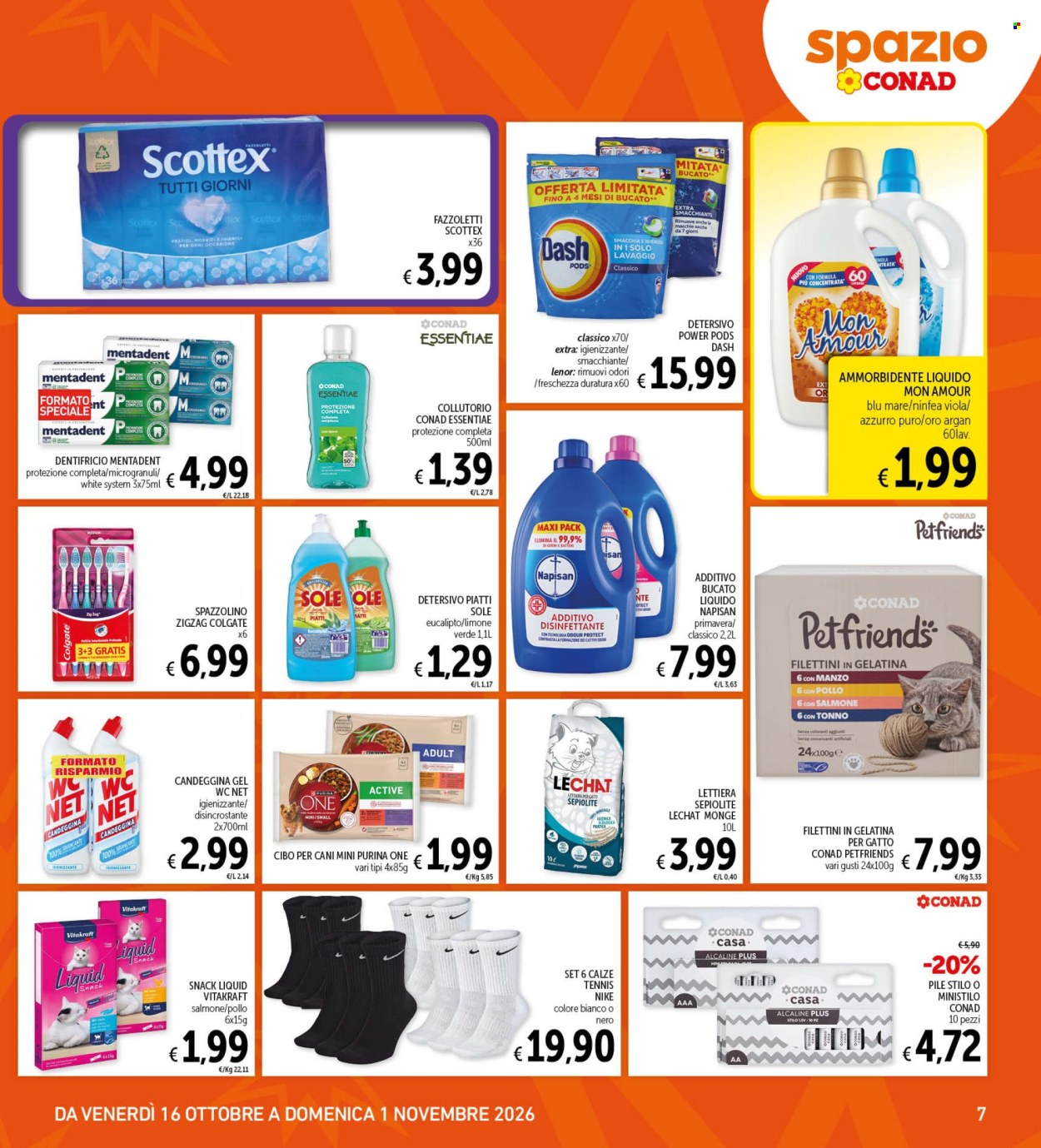 Leták Spazio Conad - 16.10.2026 - 1.11.2026. Strana 7