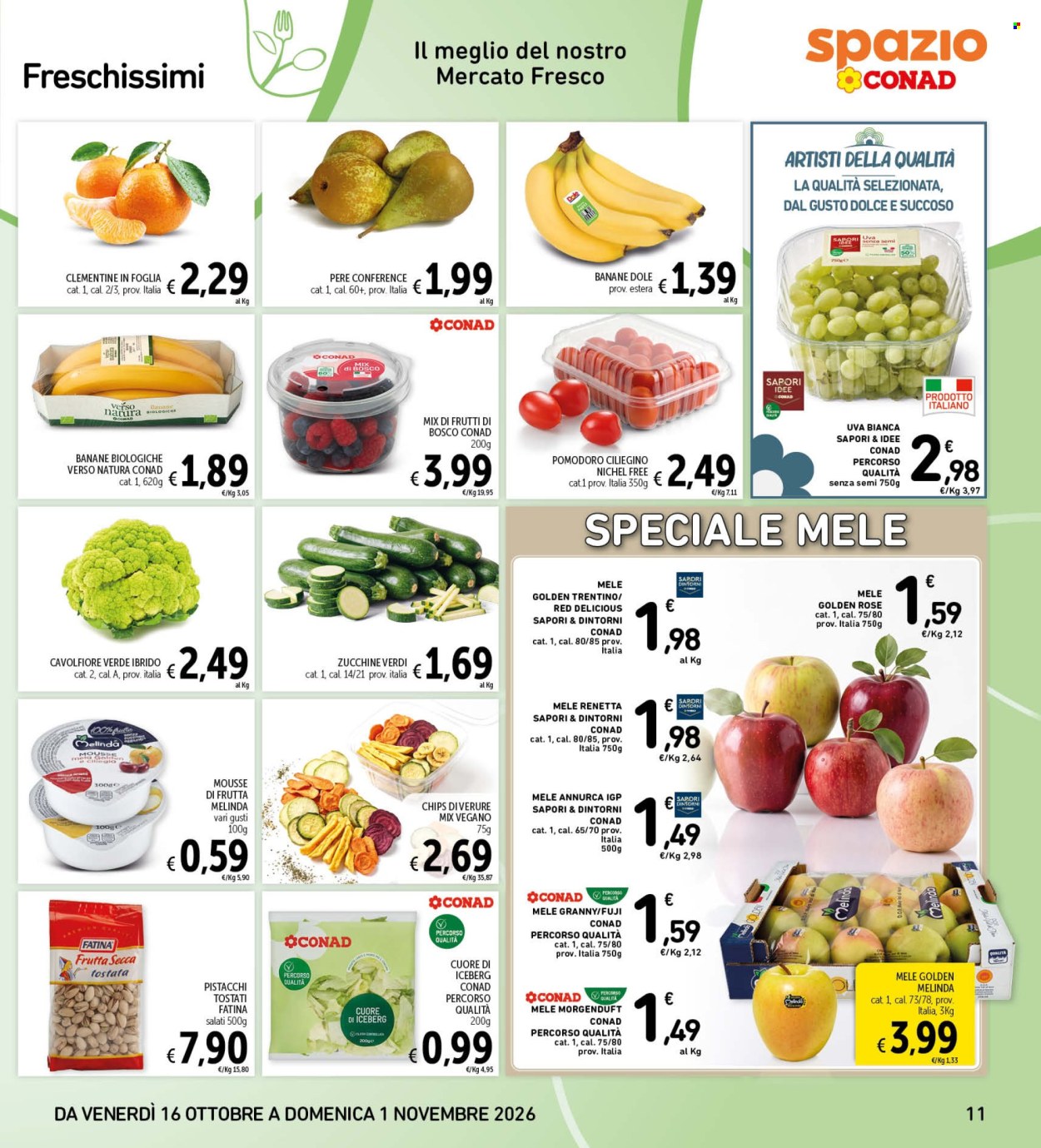 Leták Spazio Conad - 16.10.2026 - 1.11.2026. Strana 11