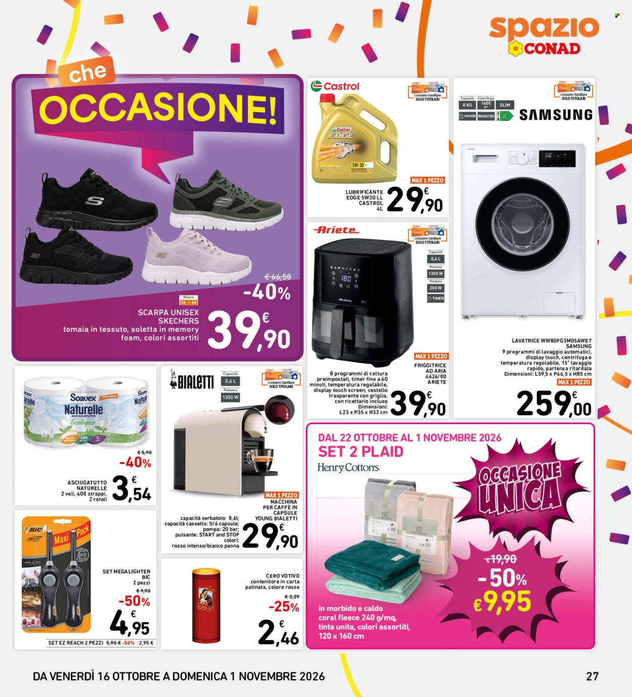 Leták Spazio Conad - 16.10.2026 - 1.11.2026. Strana 27