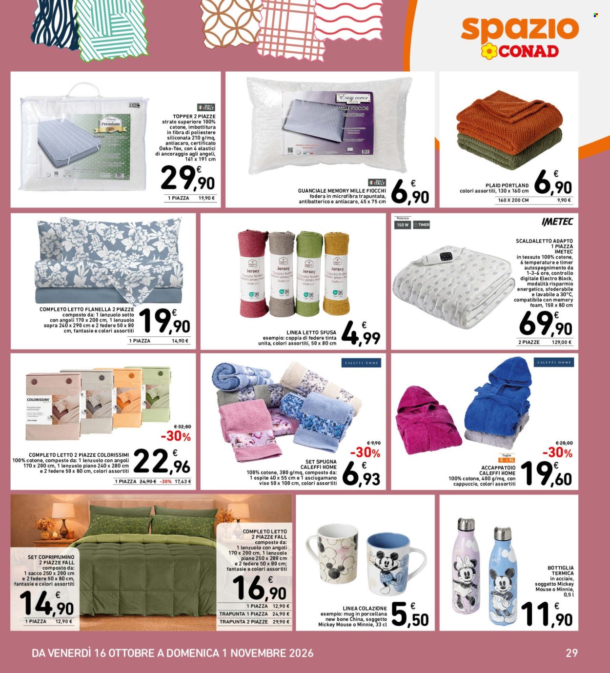 Leták Spazio Conad - 16.10.2026 - 1.11.2026. Strana 29