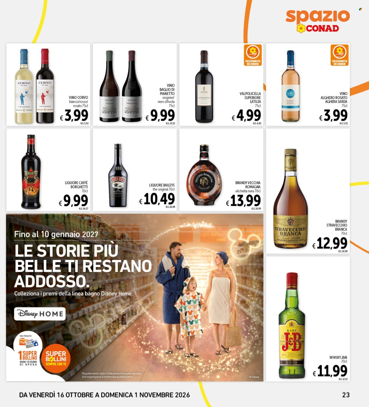 Leták Spazio Conad - 16.10.2026 - 1.11.2026. Strana 23