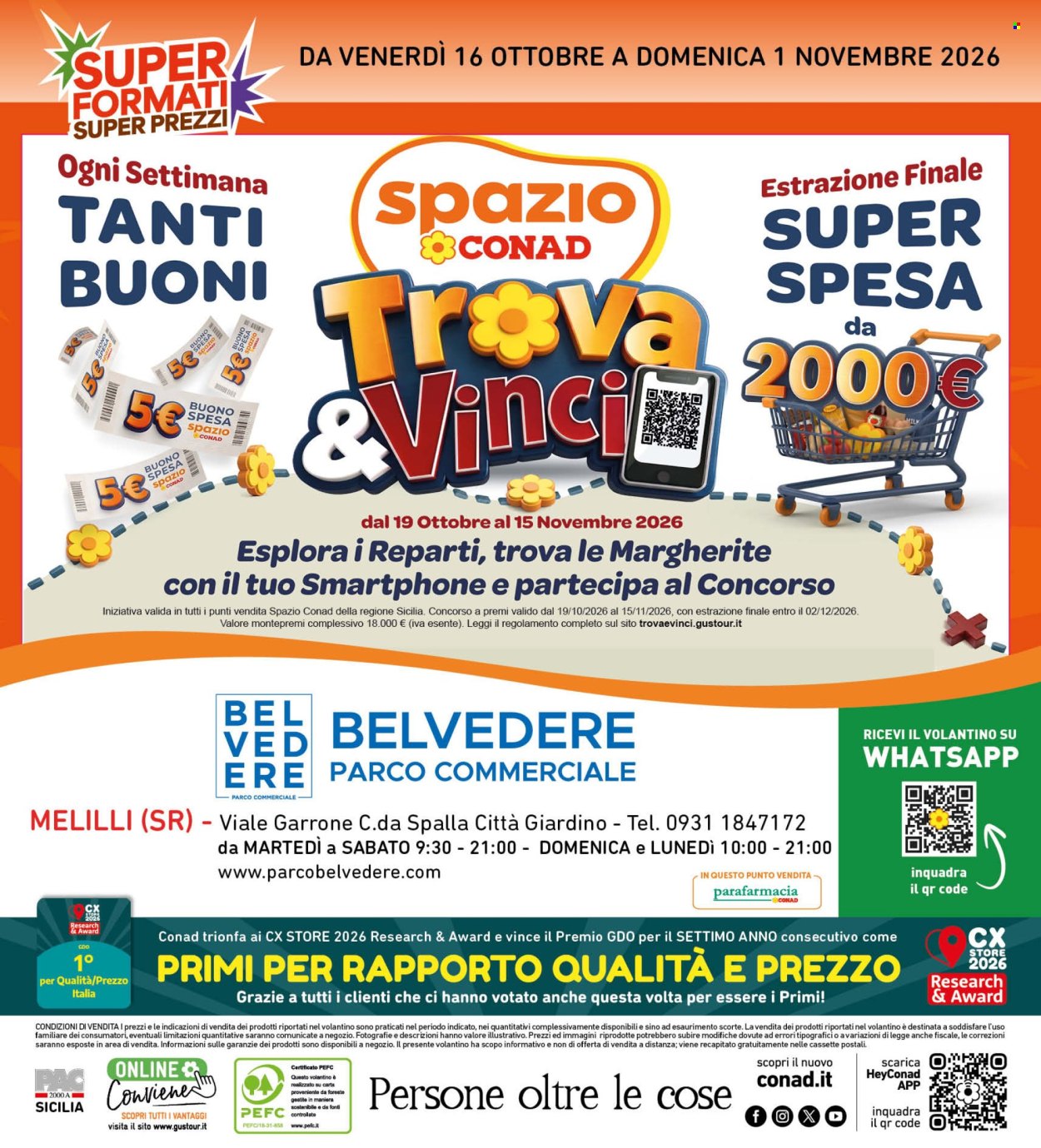 Leták Spazio Conad - 16.10.2026 - 1.11.2026. Strana 32