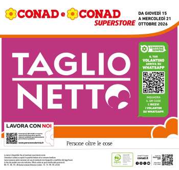 Volantino Conad Superstore - 15/10/2026 - 21/10/2026.