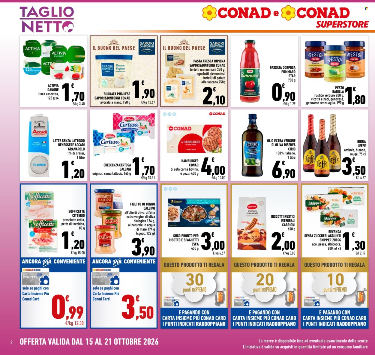 Leták Conad Superstore - 15.10.2026 - 21.10.2026. Strana 2