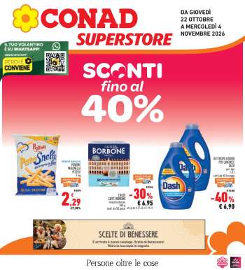 Volantino Conad Superstore - 22/10/2026 - 4/11/2026.