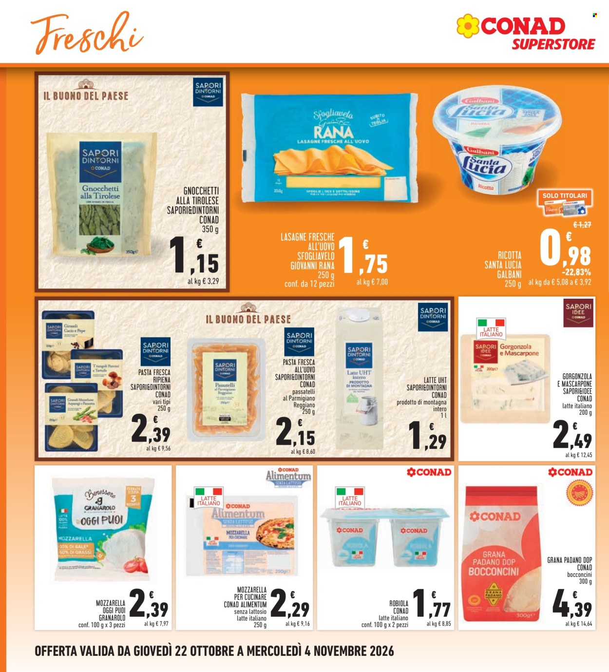 Leták Conad Superstore - 22.10.2026 - 4.11.2026. Strana 12