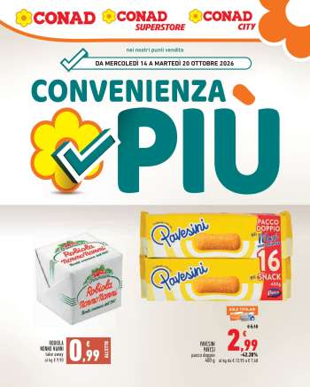 Volantino Conad - 14/10/2026 - 20/10/2026.