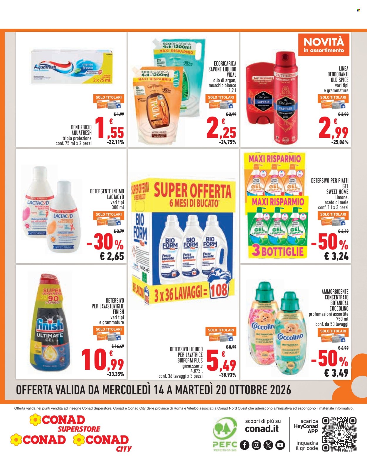 Volantino Conad - 14/10/2026 - 20/10/2026. Pagina 8