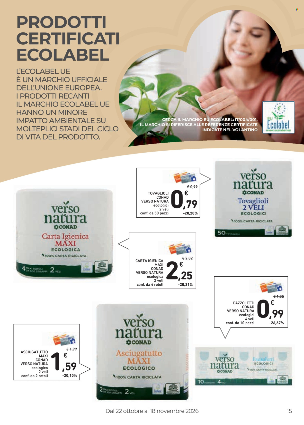 Volantino Conad - 22/10/2026 - 18/11/2026. Pagina 15