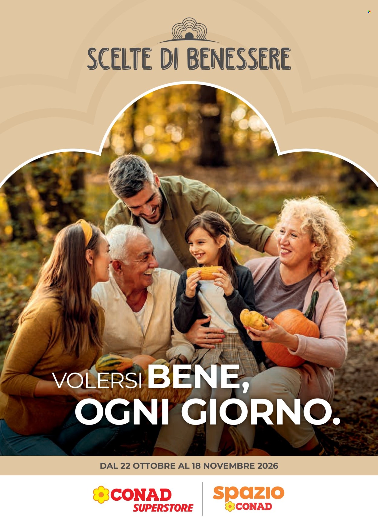 Leták Conad - 22.10.2026 - 18.11.2026. Strana 1