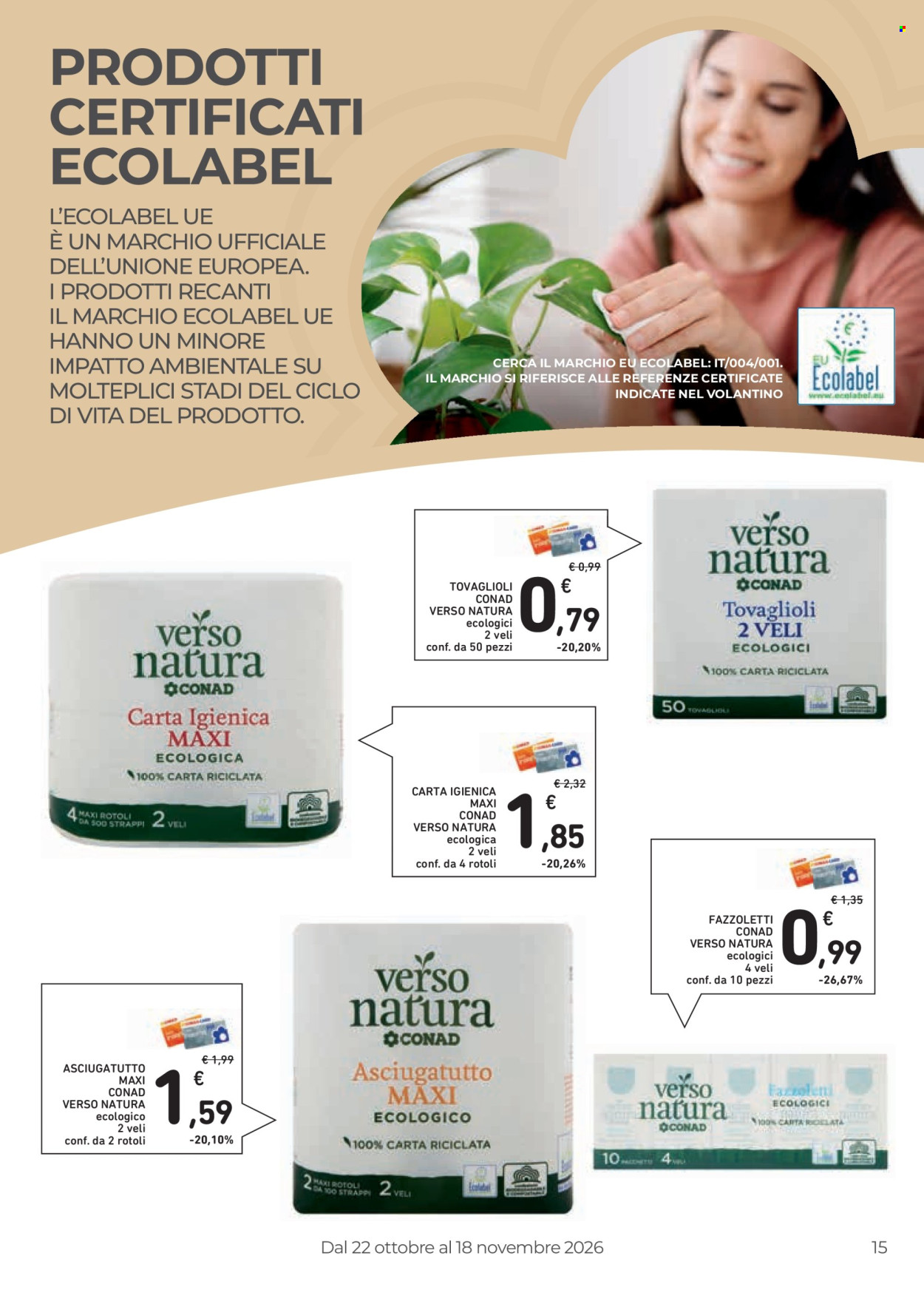 Volantino Conad - 22/10/2026 - 18/11/2026. Pagina 15