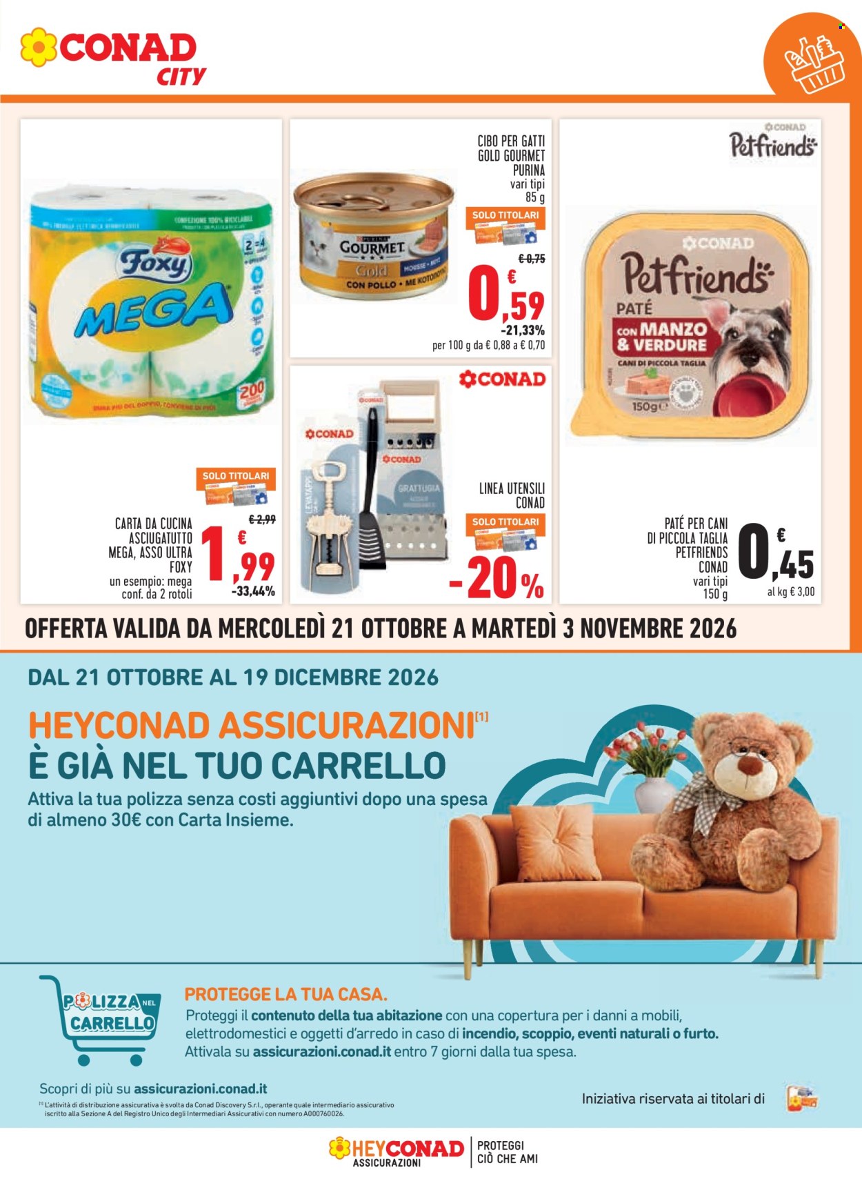 Volantino Conad - 21/10/2026 - 3/11/2026. Pagina 19