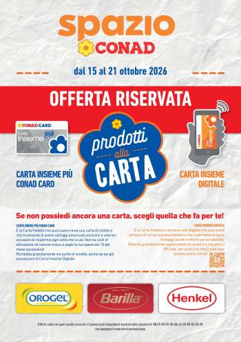 Volantino Spazio Conad - 15/10/2026 - 21/10/2026.