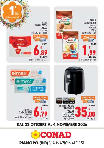 Volantino Conad - 22/10/2026 - 4/11/2026.