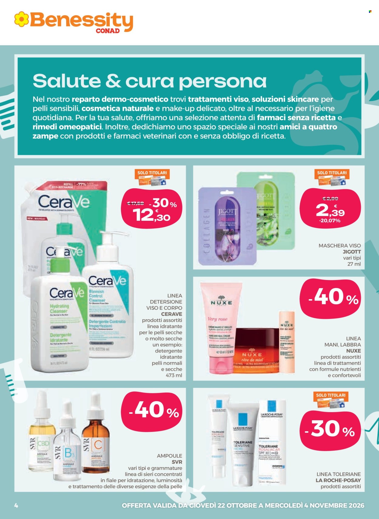 Volantino Benessity Conad - 22/10/2026 - 4/11/2026. Pagina 4
