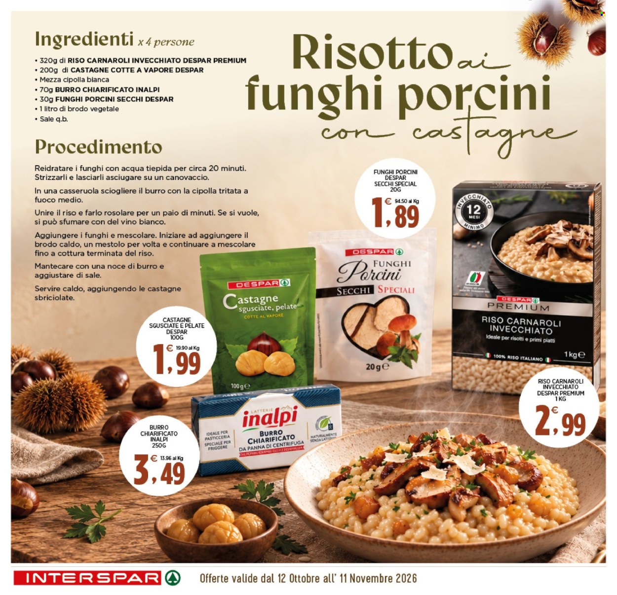 Leták Interspar - 12.10.2026 - 11.11.2026. Strana 4