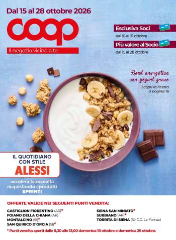 Volantino Coop - 15/10/2026 - 28/10/2026.