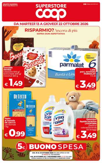 Volantino Coop - 13/10/2026 - 22/10/2026.