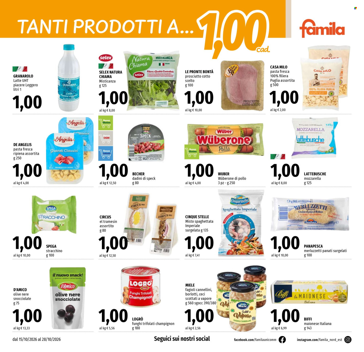 Leták Famila - 15.10.2026 - 28.10.2026. Strana 2