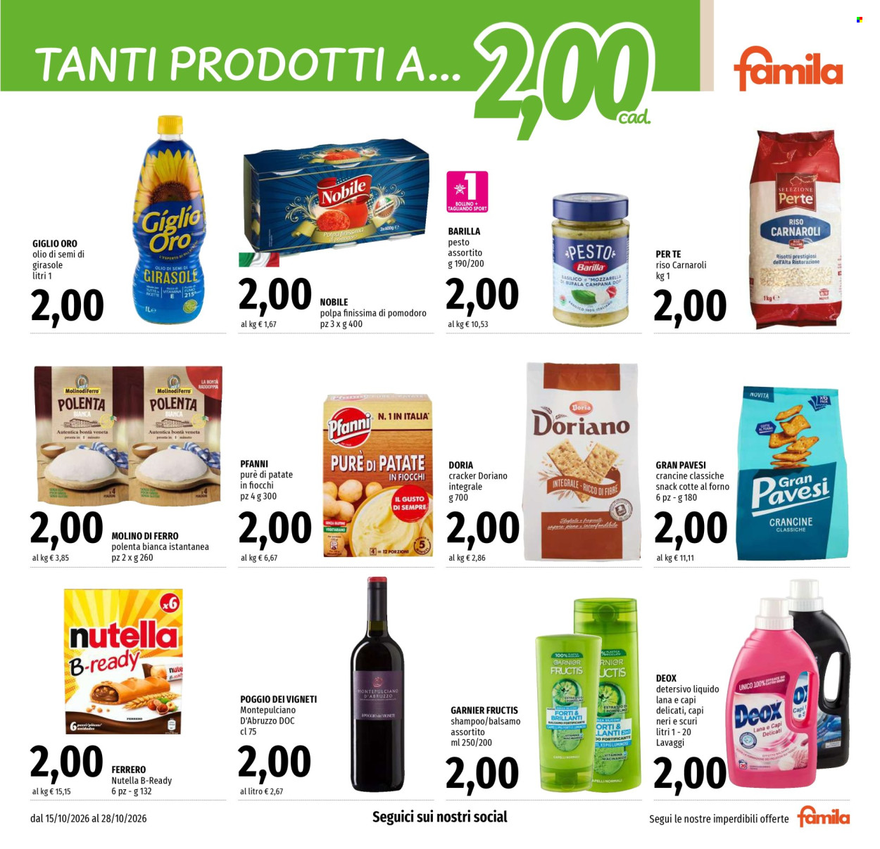 Leták Famila - 15.10.2026 - 28.10.2026. Strana 7
