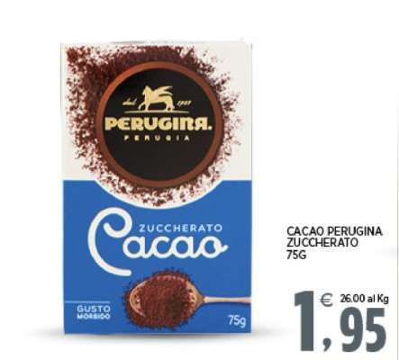CACAO PERUGINA ZUCCHERATO 75G