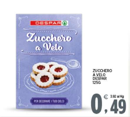 ZUCCHERO A VELO DESPAR