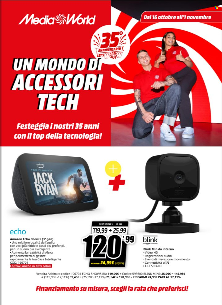 Volantino MediaWorld - 16/10/2026 - 1/11/2026. Pagina 1