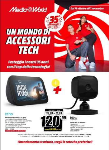 Volantino MediaWorld - 16/10/2026 - 1/11/2026.