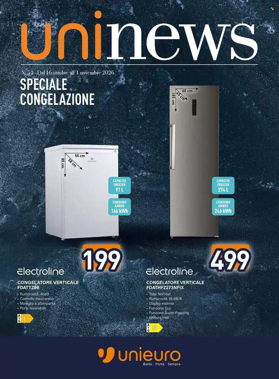 Volantino Unieuro - 16/10/2026 - 1/11/2026. Pagina 1