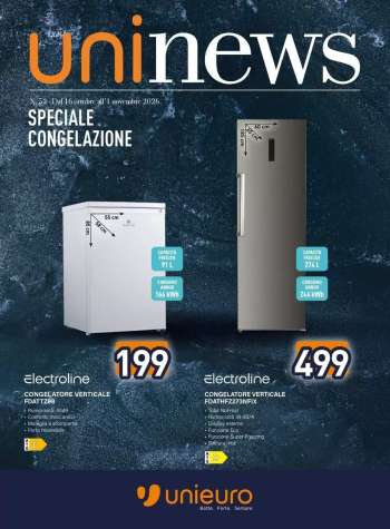 Volantino Unieuro - 16/10/2026 - 1/11/2026.