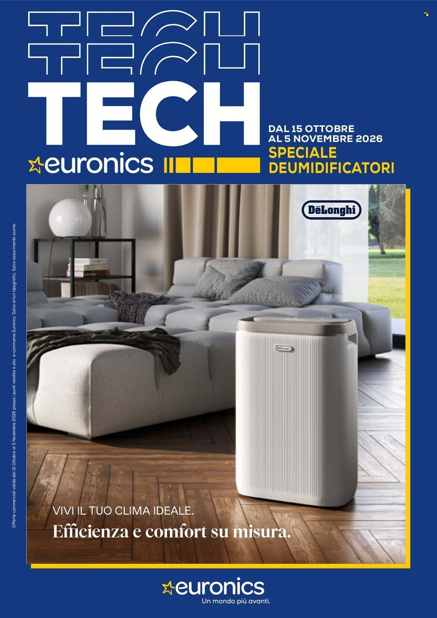 Volantino Euronics - 15/10/2026 - 5/11/2026. Pagina 1