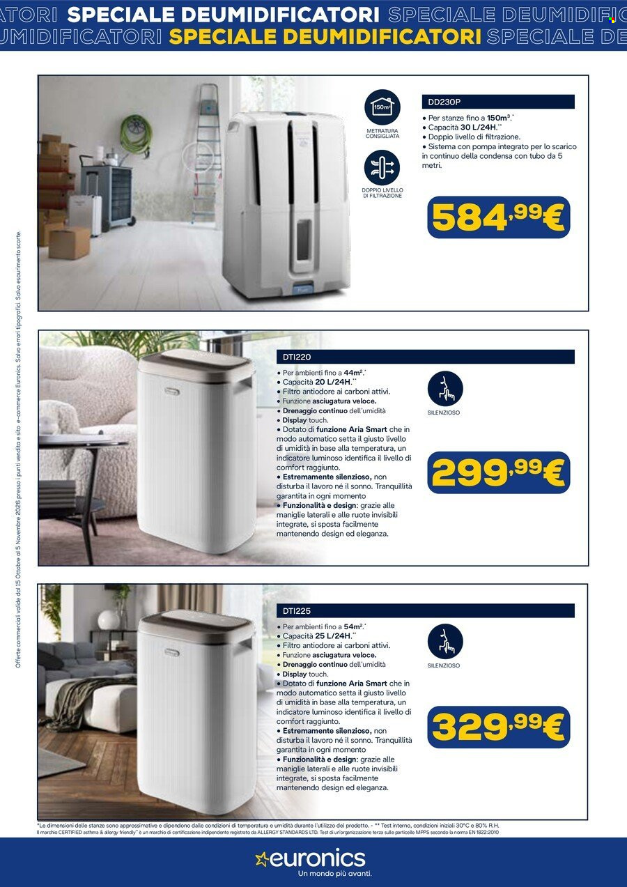 Volantino Euronics - 15/10/2026 - 5/11/2026. Pagina 2