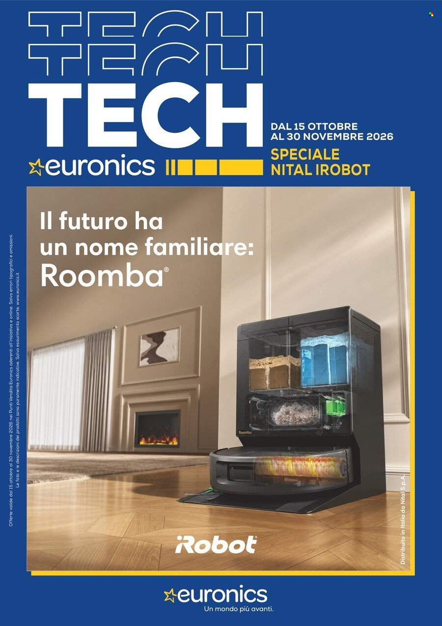 Volantino Euronics - 15/10/2026 - 30/11/2026. Pagina 1