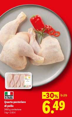 Quarto posteriore di pollo