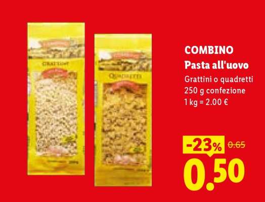 COMBINO Pasta all'uovo
