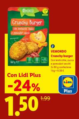 Vemondo Crunchy Burger