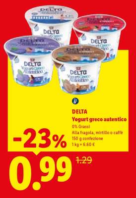 Delta Yogurt Greco Autentico
