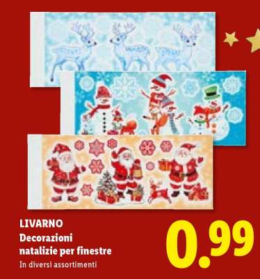 LIVARNO Decorazioni natalizie per finestre
