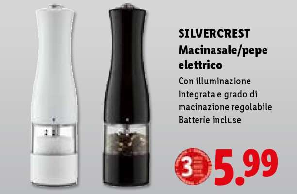 SILVERCREST Macinasale/pepe elettrico