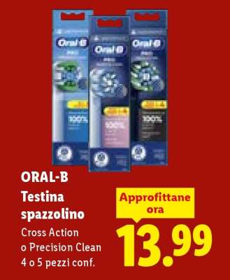 ORAL-B Testina spazzolino